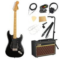 Squier Classic Vibe ’70s Stratocaster HSS BLK MN エレキギター VOXアンプ付き 入門11点セット