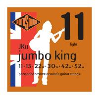 ROTOSOUND JK11 Jumbo King Light 11-52 アコースティックギター弦×6セット
