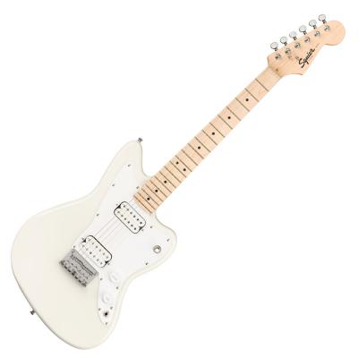 Squier Mini Jazzmaster HH Maple Fingerboard Olympic White エレキギター VOXアンプ付き 入門11点 初心者セット ギター本体の画像