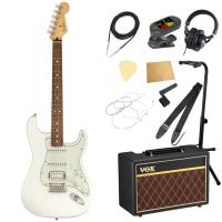 Fender Player Stratocaster HSS PF Polar White エレキギター VOXアンプ付き 入門11点 初心者セット