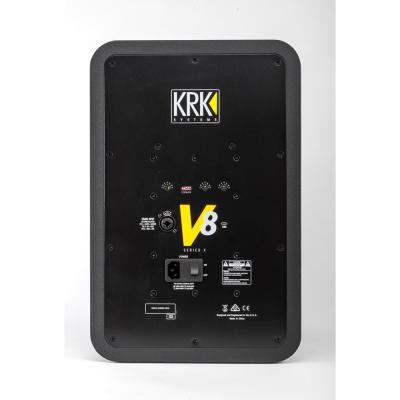 KRK SYSTEMS V8S4 Vシリーズ4 モニタースピーカー×2本セット(ペア) 背面画像