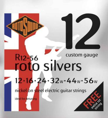 ROTOSOUND R12-56 ROTO SILVERS 12-56 エレキギター弦×12セット