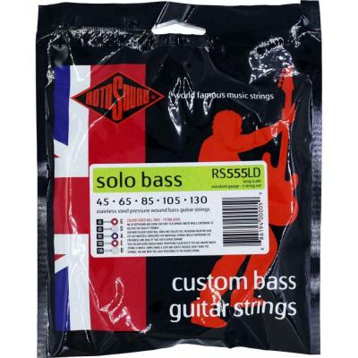 ROTOSOUND RS555LD SOLO BASS 55 5-STRING STANDARD 45-130 5弦ベース用 エレキベース弦×2セット