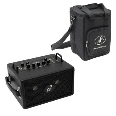 PHIL JONES BASS Double Four PLUS BLACK 小型ベースアンプ コンボ USBモバイルバッテリー対応 純正専用キャリングバッグ付きセット
