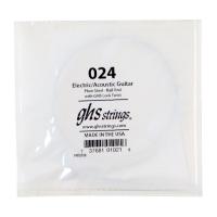 GHS 024 Singles Plain Steel Strings .024 ギター用 バラ弦×4本