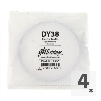 GHS DY38 Singles Boomers ROUNDWOUND .038 エレキギター用 バラ弦×4本