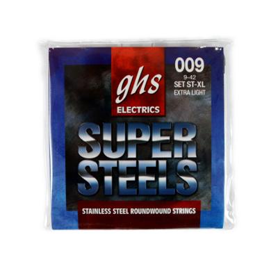 GHS ST-XL Super Steels EXTRA LIGHT 009-042 エレキギター弦×12セット