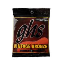 GHS VN-XL Vintage Bronze EXTRA LIGHT 011-050 アコースティックギター弦×6セット