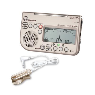 SEIKO セイコー STH200KP チューナーメトロノーム&ピックアップマイク スペシャルパック のびーるくんセット 譜面台取付アタッチメント付き チューナー画像