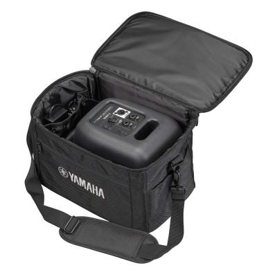 YAMAHA ヤマハ STAGEPAS 100BTR バッテリー搭載モデル ポータブルPAシステム 専用キャリーバッグ付き バッグ使用例画像