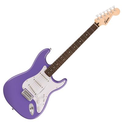 Squier スクワイヤー スクワイア Sonic Stratocaster LRL UVT エレキギター ストラトキャスター VOXアンプ付き 入門11点 初心者セット 正面画像