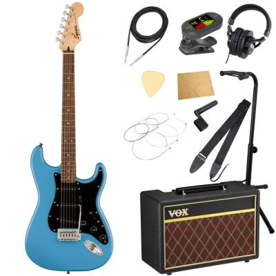 Squier スクワイヤー スクワイア Sonic Stratocaster LRL CAB エレキギター ストラトキャスター VOXアンプ付き 入門11点 初心者セット