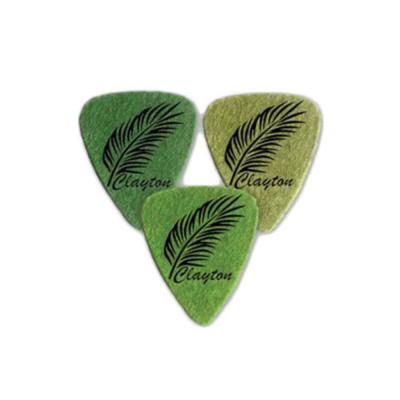 Clayton USA クレイトン UKW/3 Uke Picks Palm Leaf ウクレレピック フェルトピック×3枚