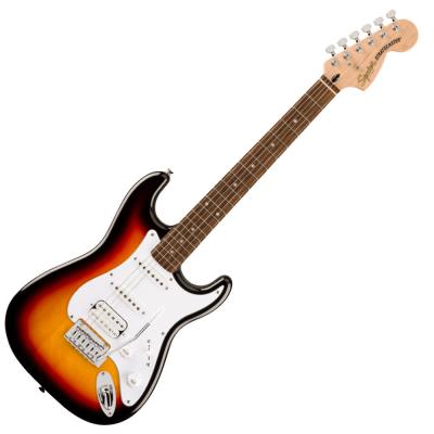 Squier スクワイヤー スクワイア Affinity Series Stratocaster Junior HSS Laurel Fingerboard White Pickguard 3-Color Sunburst エレキギター VOXアンプ付き 入門11点 初心者セット 本体