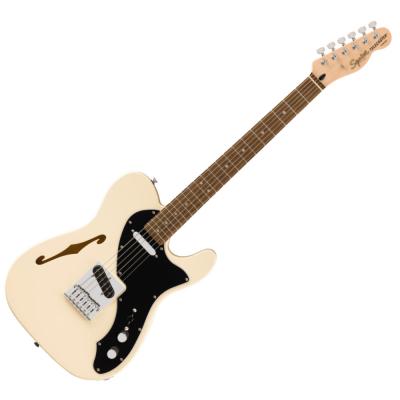 Squier スクワイヤー スクワイア Affinity Series Telecaster Thinline Laurel Fingerboard Black Pickguard Olympic White エレキギター VOXアンプ付き 入門11点 初心者セット 本体