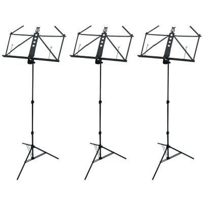 譜面台 軽量 Barclay MS-380A アルミ譜面台 アルミ製譜面台 × 3本セット