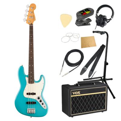 Fender フェンダー Player II Jazz Bass RW AQB エレキベース ジャズベース VOXアンプ付き 入門10点 初心者セット