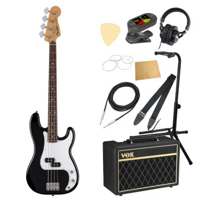 Fender フェンダー Standard Precision Bass LRL WPG BLK エレキベース プレシジョンベース VOXアンプ付き 入門10点 初心者セット