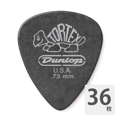 JIM DUNLOP 488 Tortex Pitch Black Standard 0.73mm ギターピック×36枚