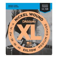 D'Addario EXL115W エレキギター弦×3SET