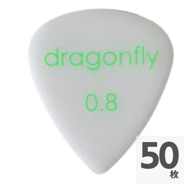 dragonfly PICK TD 0.8 WHITE ギターピック×50枚