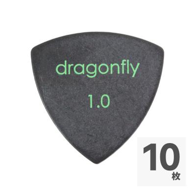 dragonfly PICK TR 1.0 BLACK ギターピック×10枚