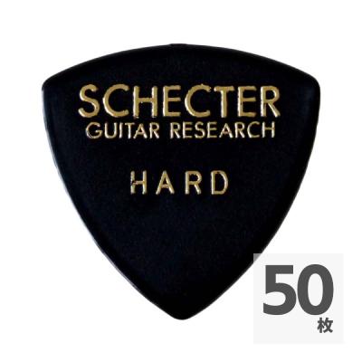 SCHECTER SPD-HN10 BK サンカク型 HARD ナイロン ギターピック×50枚