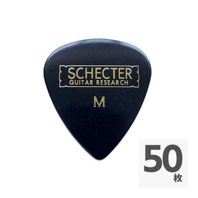 SCHECTER SPT-MC10 BK ティアドロップ型 MEDIUM セルロイド ギターピック×50枚
