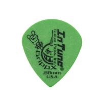 In Tune Guitar Picks DGP4-C88 GrippX-XJJ 0.88mm Green ギターピック×36枚