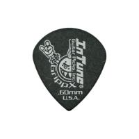 In Tune Guitar Picks DGP3-B60 GrippX-XJb 0.60mm Black ギターピック×36枚