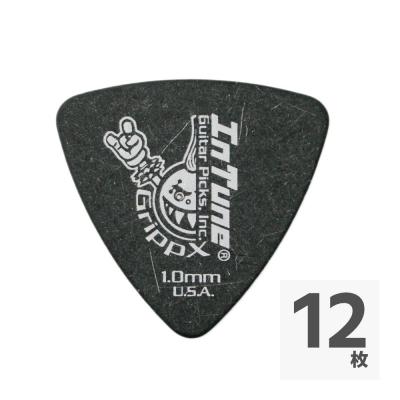In Tune Guitar Picks DGP2-B100 GrippX-XXXb 1.00mm Black ギターピック×12枚