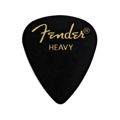 Fender 351 Shape Classic Picks Black Heavy ピック×12枚