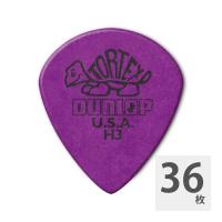 JIM DUNLOP 472RH3 TORTEX JAZZ III Sharp Purple 1.14mm ギターピック×36枚