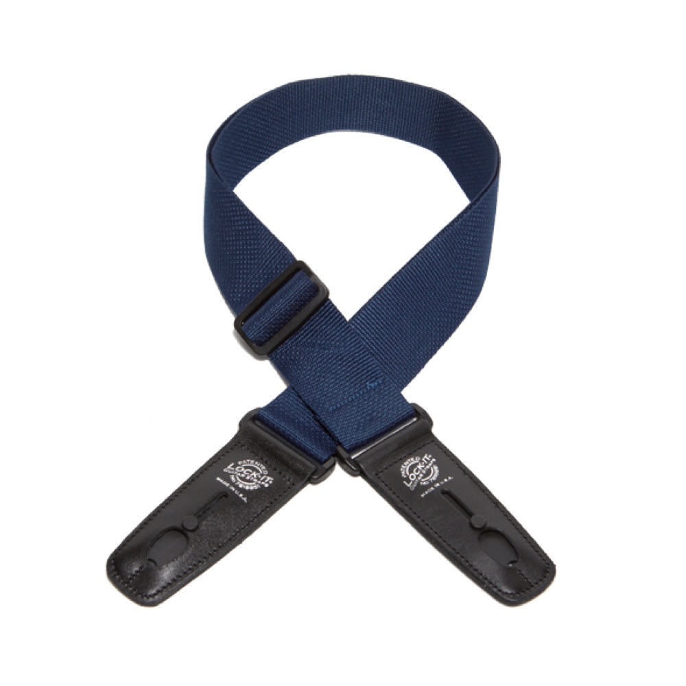 LOCK-IT STRAP LIS 004 P2-NVYBLU ロック機構付きギターストラップ