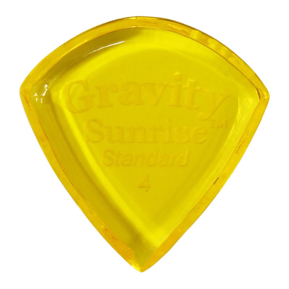 GRAVITY GUITAR PICKS sunrise -Standard- GSUS4P 4.0mm Yellow ギターピック