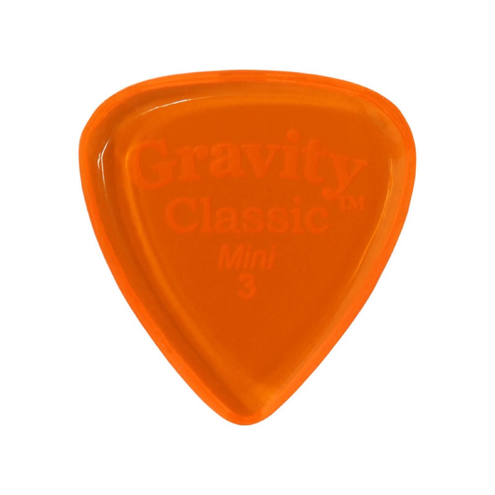 GRAVITY GUITAR PICKS Classic -Mini- GCLM3P 3.0mm Orange ギターピック