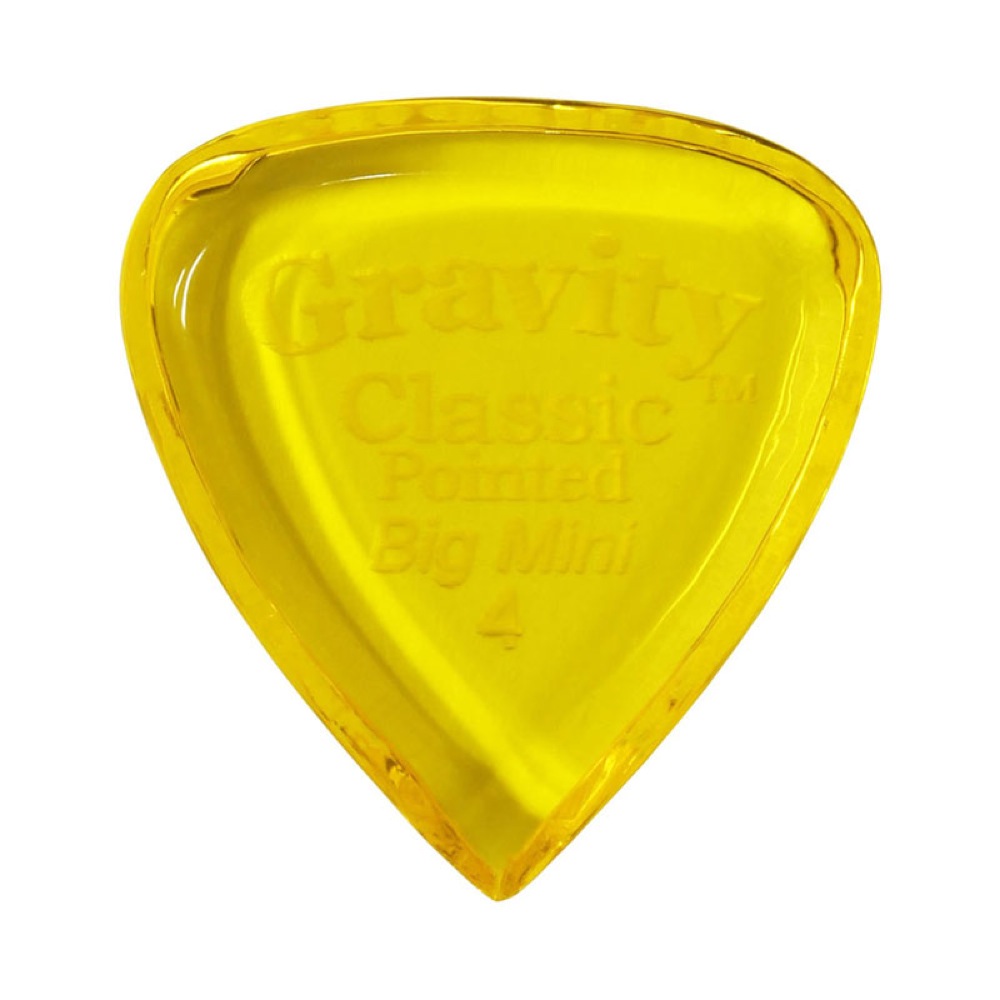 GRAVITY GUITAR PICKS Classic Pointed -Big Mini- GCPB4P 4.0mm Yellow ギターピック