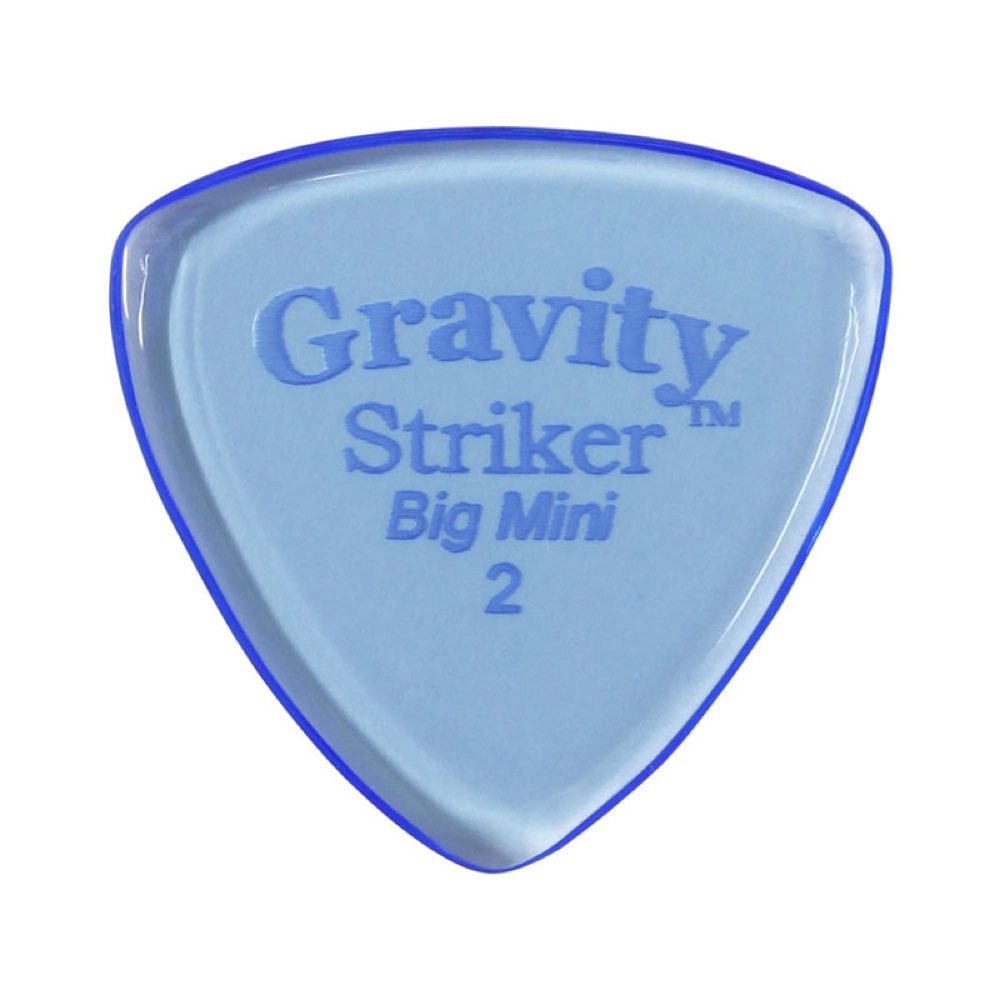 GRAVITY GUITAR PICKS Striker -Big Mini- GSRB2P 2.0mm Blue ギターピック