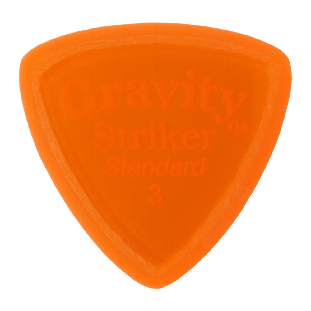 GRAVITY GUITAR PICKS Striker -Standard Master Finish- GSRS3M 3.0mm Orange ギターピック