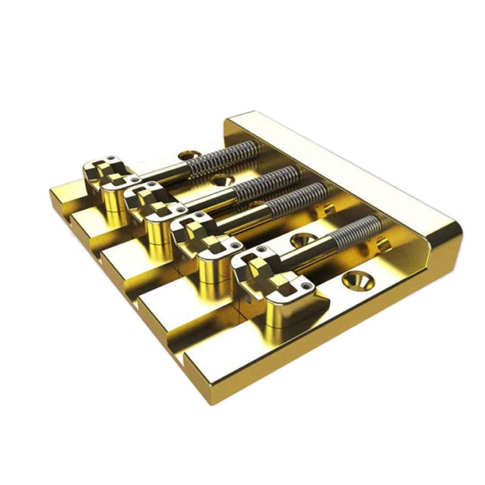 HIPSHOT 4 String KickAss Bass Bridge Gold ゴールド ベースブリッジ