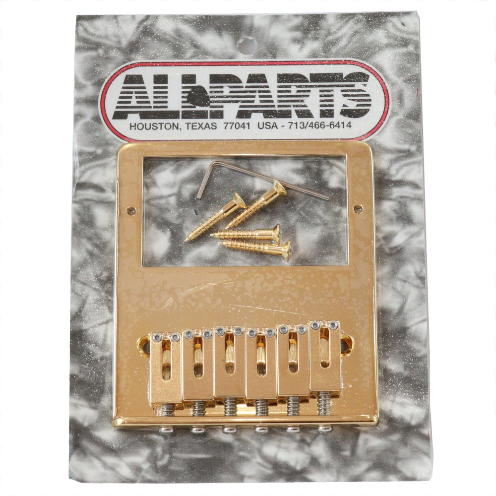 オールパーツ ALLPARTS BRIDGE 6020 Gold Gotoh Humbucking Bridge for