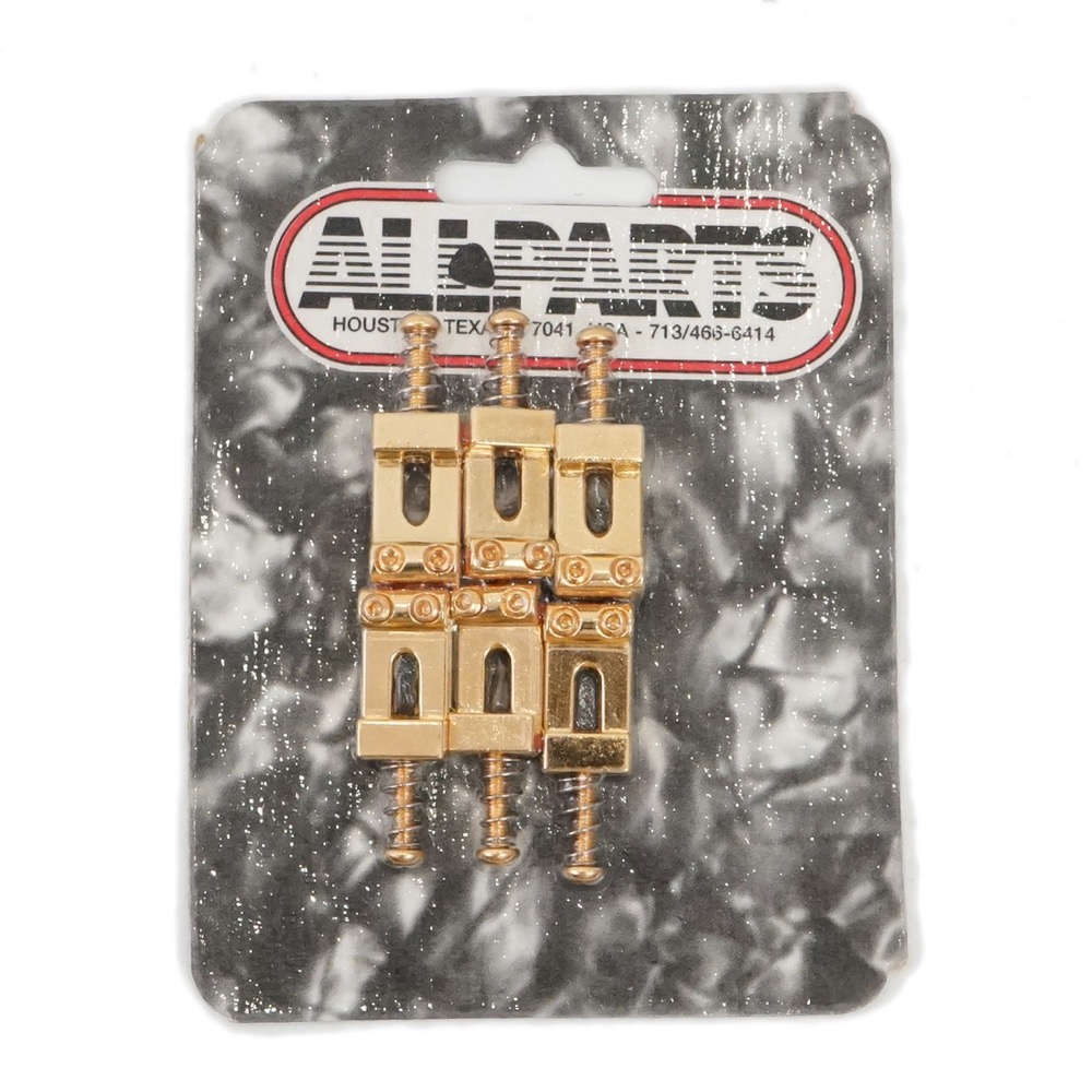 オールパーツ ALLPARTS BRIDGE 6037 Gold Bridge Saddles ブリッジ