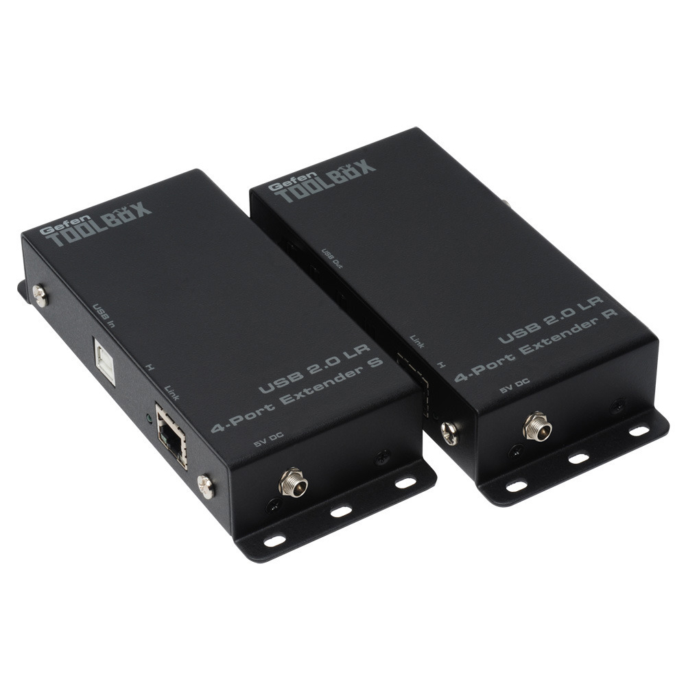 GEFEN GTB-USB2.0-4LR-BLK USB/FireWire延長機