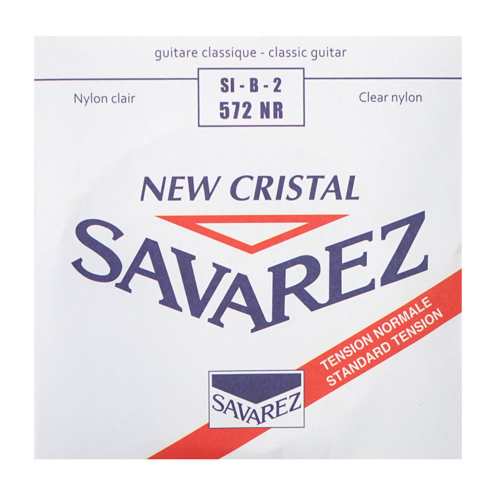 SAVAREZ 572NR NEW CRISTAL Normal tension クラシックギター弦 2弦 バラ弦