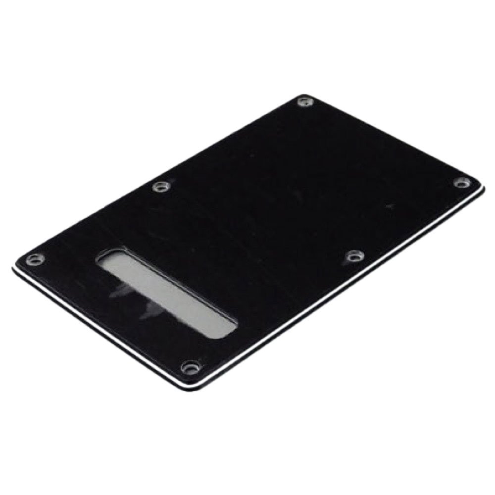 Montreux USA Tremolo backplate American Standard BLACK 3PLY No.8749 ギターパーツ