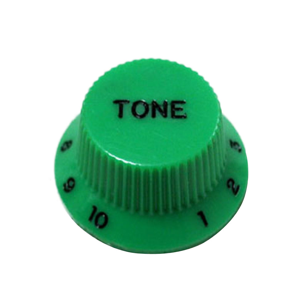 Montreux Strat Tone Knob Metric Green No.8799 ギターパーツ