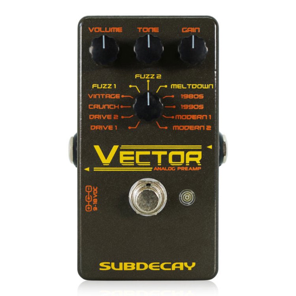 Subdecay Vector ギターエフェクター(サブディケイ ヴェクター 11種類の歪みを選択できるペダル)  全国どこでも送料無料の楽器店