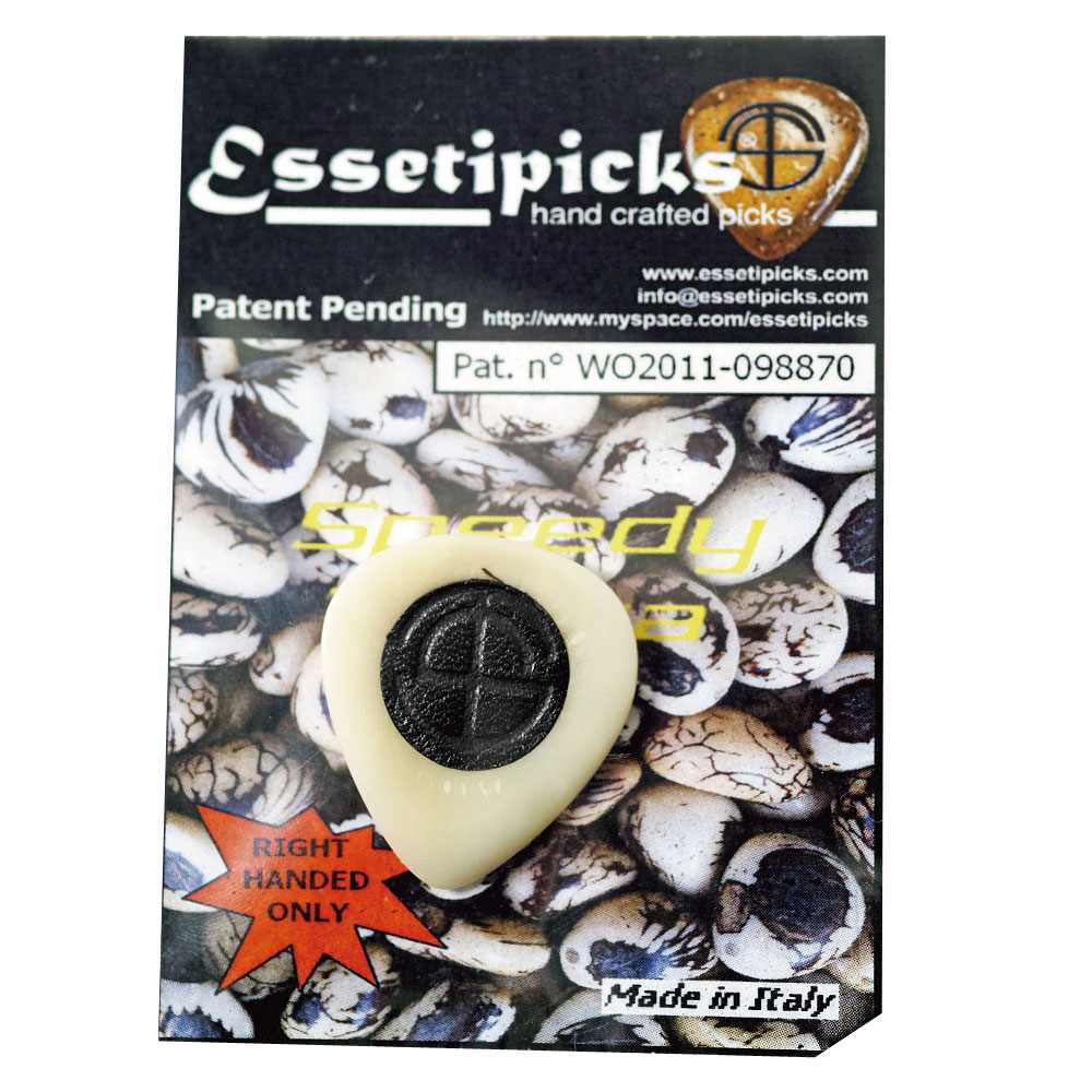 Essetipicks Speedy Tagua Black ギターピック