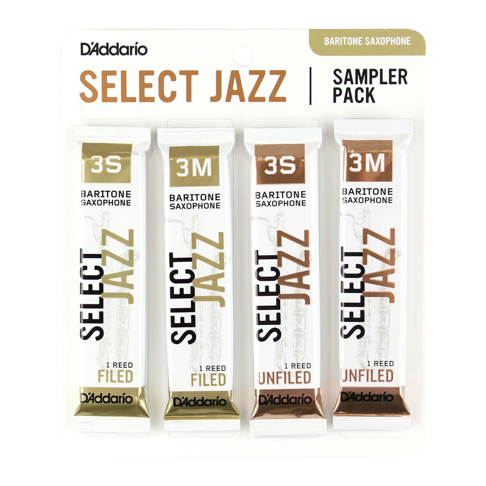 D’Addario Woodwinds/RICO LDADSPJZSBS3S ジャズセレクト バリトンサックス リード サンプラーパック [F3S F3M UF3S UF3M]