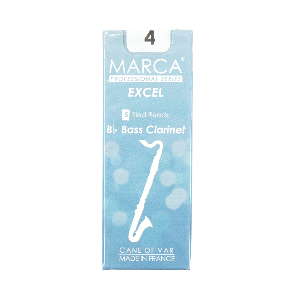 MARCA EXCEL バスクラリネット リード [4] 5枚入り